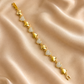 Golden Heart Sparkle Bracelet