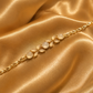 Golden Pearl Bloom Bracelet