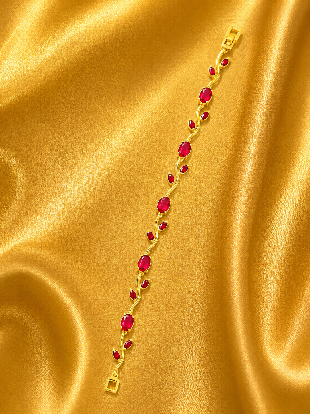 02 Ruby Vine Tulip Bracelet