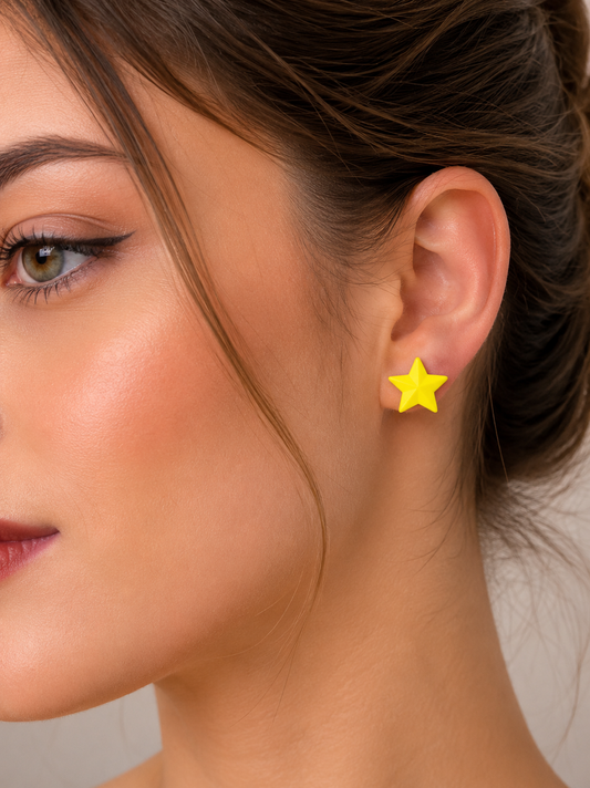 Sunny Star Stud Earrings