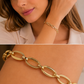 Classic Gold Link Bracelet