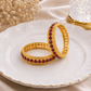 Ruby Glow Bangles
