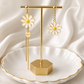 Daisy Charm Tassel Earrings