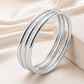 Classic silver Bangles