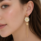 Daisy Charm Tassel Earrings