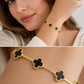 Black Clover Gold Bracelet
