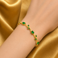 05 Emerald Tulip Bracelet