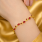 02 Ruby Vine Tulip Bracelet