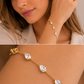 Crystal Drop Chain Bracelet
