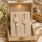 Daisy Charm Tassel Earrings