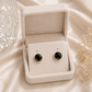 Midnight Spark Stud Earrings