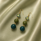 Ocean Bead Drop Earrings