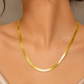 Gold-plated Herrinbone Neck Chain