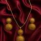 Royal Filigree Dual Disc Pendant Set