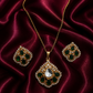Emerald Royale Pendant Set