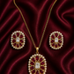 Ruby Royale Pendant Set