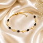 Noir Clover Anklet
