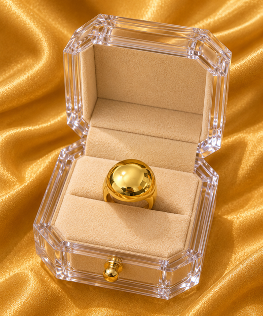 Golden Orbit Ring