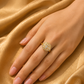 Golden Cluster Ring