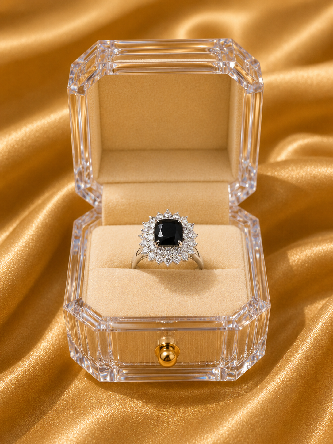 Midnight Halo Ring