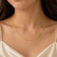 Gold-plated Twisted Neck chain